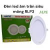 Đèn Led Âm Trần 9w MPE RPL3-9T Sáng Trắng