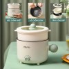 Nồi Lẩu Điện Mini Ozhu 18cm 2 Nút Nhiệt 
