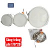 Đèn Led Âm Trần 12w DSY (Khoét Lỗ Đa Năng) Sáng Trắng (Full VAT)