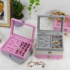 Hộp Đựng Trang Sức Mỹ Phẩm Chữ Nhật 20x15cm