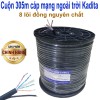 Cáp Mạng Cat5E UTP KADITA 300m 25AWG ( 8 Lõi + Cường Lực ) ngoài trời