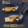 Cáp Sạc Nhanh 4IN1 PD65W 