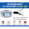 Cáp Mạng KADITA 300m (4 Lõi+1 Tim+Kèm Nguồn+Cường Lực) 2x2x25AWG+(7*033)ST