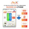 Pin Sạc 2A Nuoxing 1.5V 3200mWh Cổng Sạc USB Type C Trực Tiếp