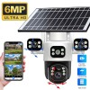Camera Dùng Sim 4G QS12 App (Eseecloud) 6.0Mp- 3 Khung Hình- Solar Năng Lượng