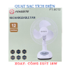 Quạt Sạc Tích Điện FT8012 Xoay-Công Suất 18w