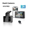 Camera Hành Trình K10 Plus Wifi, GPS 2 Mắt Siêu Nét