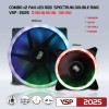 Fan Case VSP 2025 Led RGB (Gồm 1 fan 20cm và 1 fan 12cm)