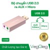 Bộ Chuyển USB 2.0 ra AUX 3.5 + MIC Veggieg V-K102