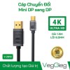 Cáp Chuyển Displayport Mini ra Displayport 4K VegGieg V-Z610