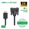 Cáp Chuyển DVI Ra HDMI 3m VegGieg V-D204