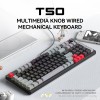 Keyboard Phím Cơ T-wolf T50 (Đen) Chính Hãng
