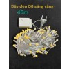Dây Đèn Chớp Q8 (45m) Dây Trắng-Sáng Vàng