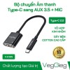 Bộ Chuyển Type-C ra AUX 3.5 + Mic VegGieg V-K105