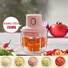 Máy Xay Tỏi Ớt Thịt 250ml ( Hồng ) Pin Sạc USB