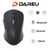 Mouse Không Dây Dareu LM115B Black chính hãng