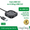Hub Chia USB 3.0 ra 4 Cổng USB (1m) VegGieg V-U342 (Full VAT)