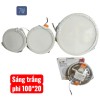 Đèn Led Âm Trần 7w DSY (Khoét Lỗ Đa Năng) Sáng Trắng (Full VAT)