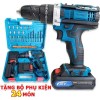 Máy Khoan Pin Sạc 36v Hộp Xanh ( Kèm 2 Pin ) 24 món