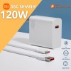 Bộ Sạc Nhanh Xiaomi 120w Chân Dẹp ( USB--->Type-c )