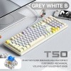 Keyboard Phím Cơ T-wolf T50 (Trắng) Chính Hãng