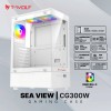 Vỏ Thùng Case T-wolf TW-CG300W (White) Kèm 3 Fan 