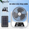 Quạt Sạc Tích Điện Sokany SKN-14122 Năng Lượng Mặt Trời 