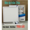 Đèn led ốp trần nổi ( vuông ) 24w sáng trắng