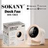 Quạt Sạc Tích Điện Để Bàn SOKANY SKN-13823