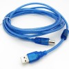Cáp USB Máy in 1.5m (Xanh) Chống Nhiễu