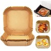 Set 50 Giấy Nến Vuông Lót Nồi Chiên 20cm