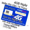 Sim 4G Mobifone 12 tháng /500g