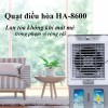 Quạt Hơi Nước Dachi HA-8600 ( 80 Lít ) Quạt Đảo Gió 2 Chiều-Công Suất 150w