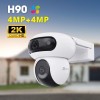 Camera Wifi 8Mp Ezviz CS-H90 Dual Lens 2K Chính Hãng