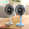 Quạt Sạc Tích Điện DP-7640 Pin Sạc