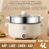 Nồi Lẩu Điện 28cm Mandeli Lồng Hấp inox 