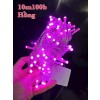 Dây Đèn Chớp Lục giác 10M -- Sáng Hồng