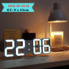 Đồng Hồ Đèn Led 3D Treo Để Bàn- KT; 9x23cm
