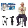 Gậy Trusty Gấp Gọn Chống Trượt Có Đèn Pin